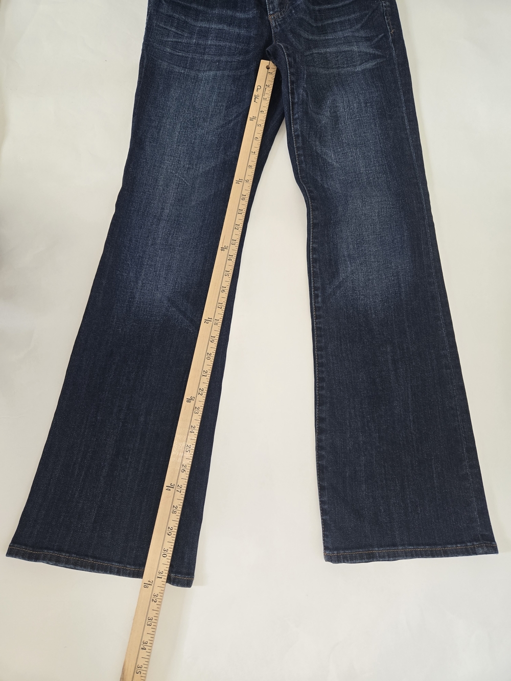 Kut from the Kloth Dark Indigo Denim Jeans Boot Cut Jeans Womens Size 6 - Picture 9 of 12